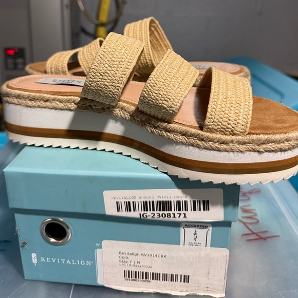 Steven by Steve madden sandals wedges raffia sz 8 wedge - Picture 3 of 6